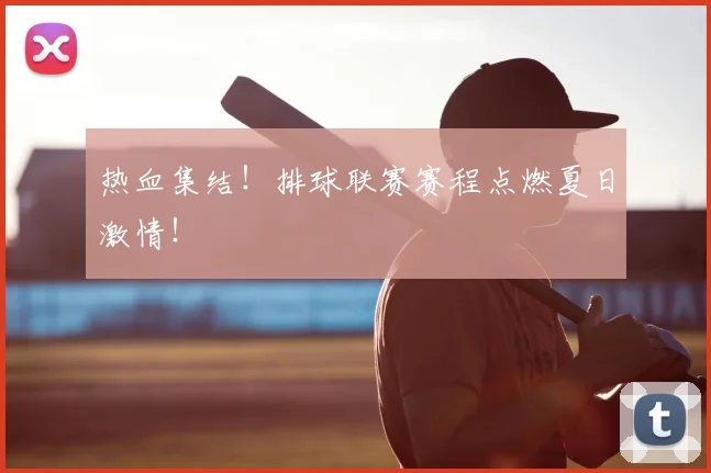 热血集结!排球联赛赛程点燃夏日激情!